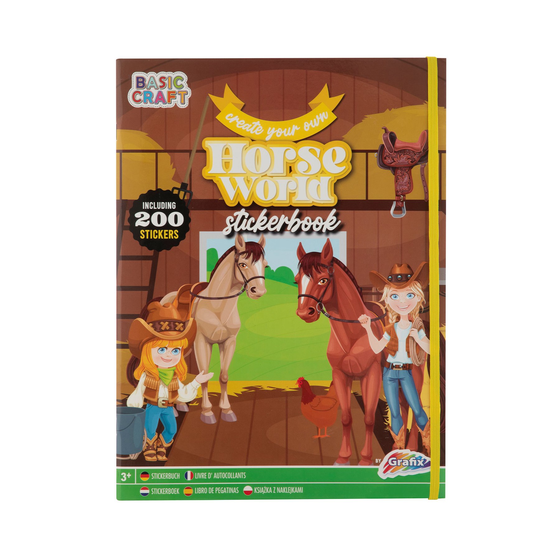 Moxy Book Horse, with 200 stickers