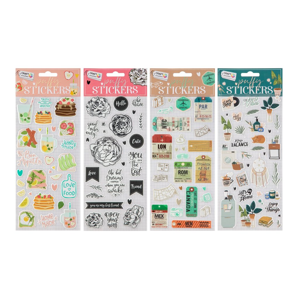 Craft ID Stickers, assorted, pack 144