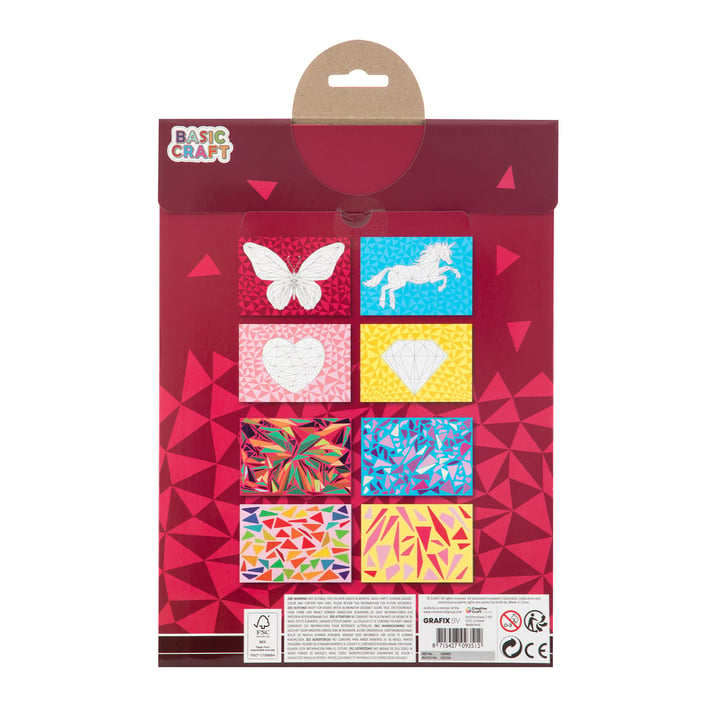 Moxy Стикери за лепене по номера, А4, 4 листа, асорти, опаковка 48