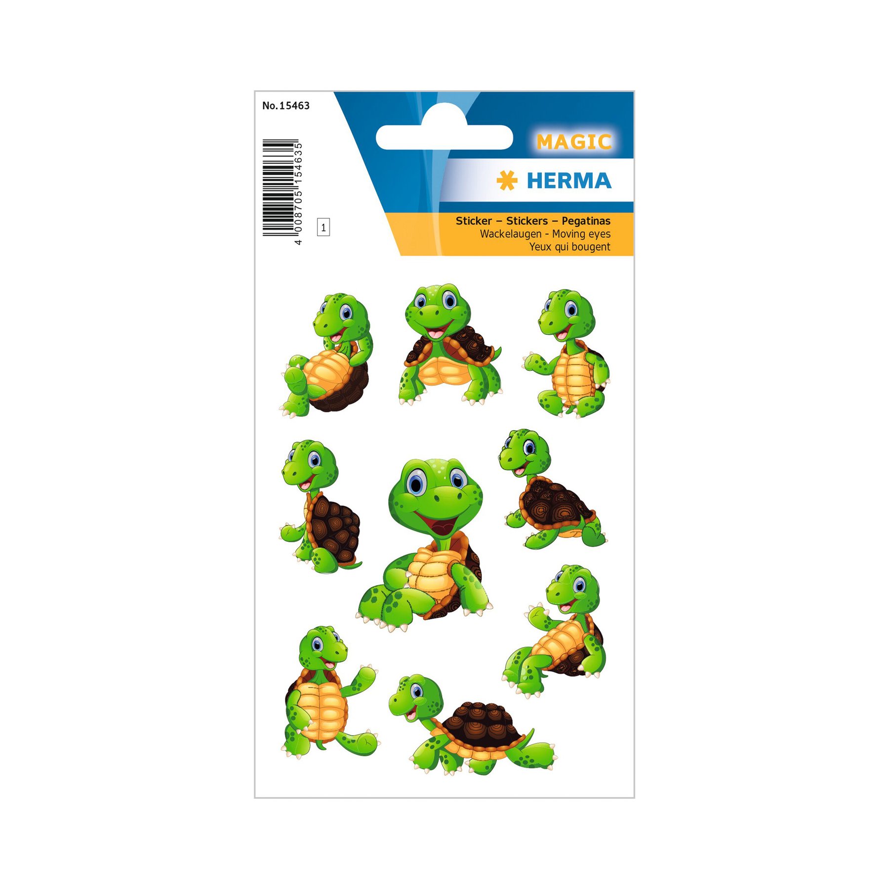 Herma Self-Adhesive Labels Turtles, 1 sheet