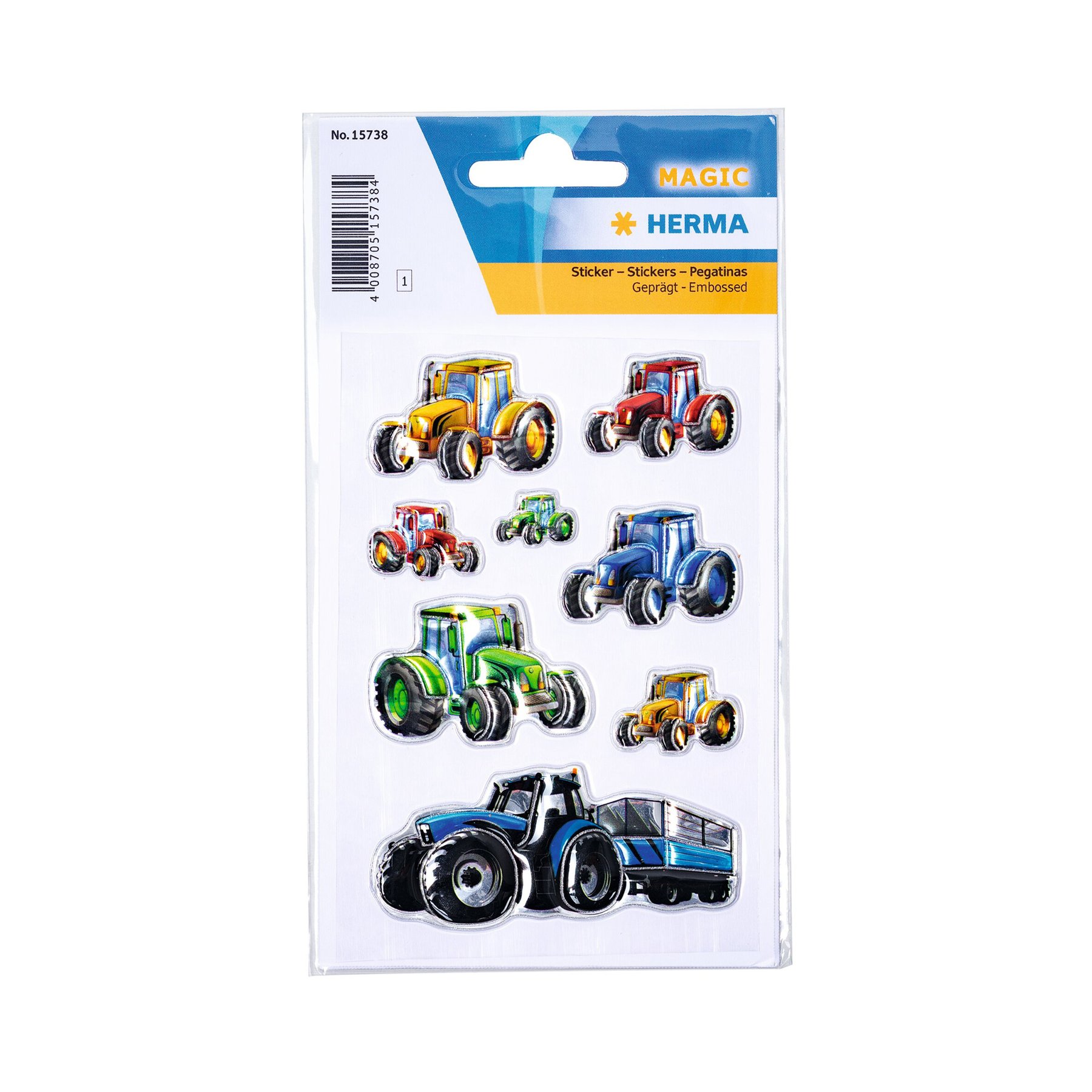 Herma Self-Adhesive Labels Tractors, 1 sheet