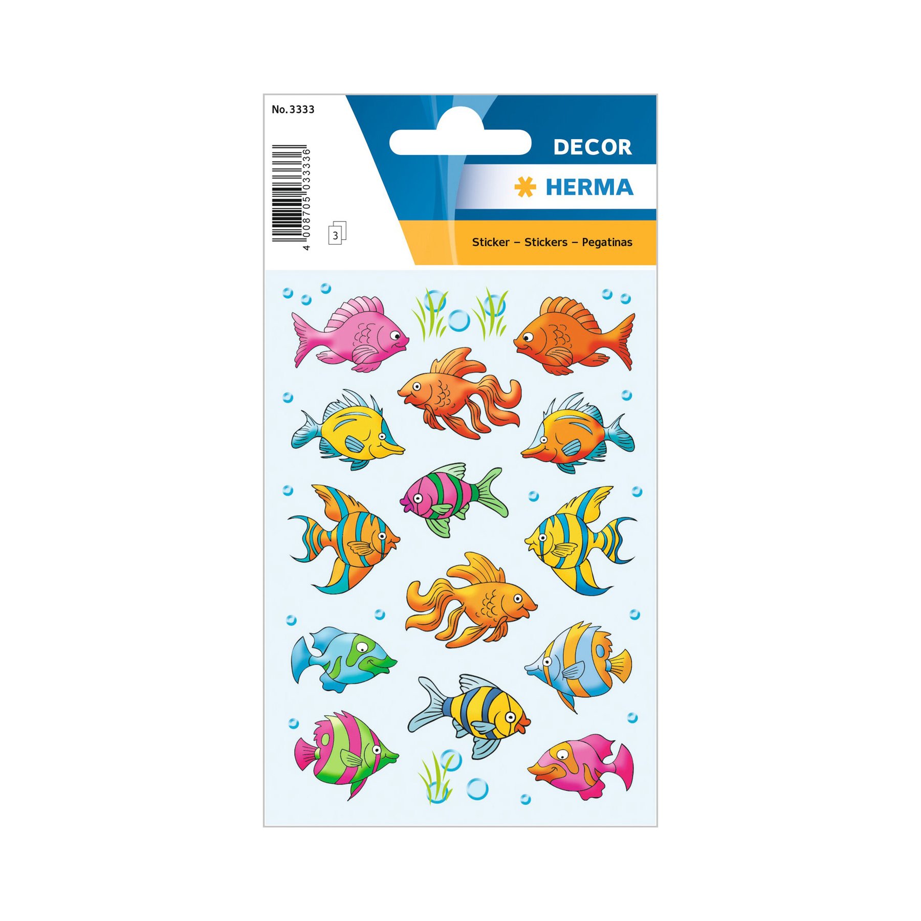 Herma Self-adhesive labels Fish, 1 sheet
