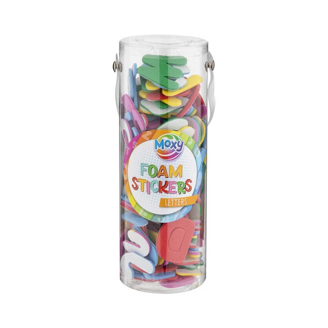Moxy Foam stickers with English letters