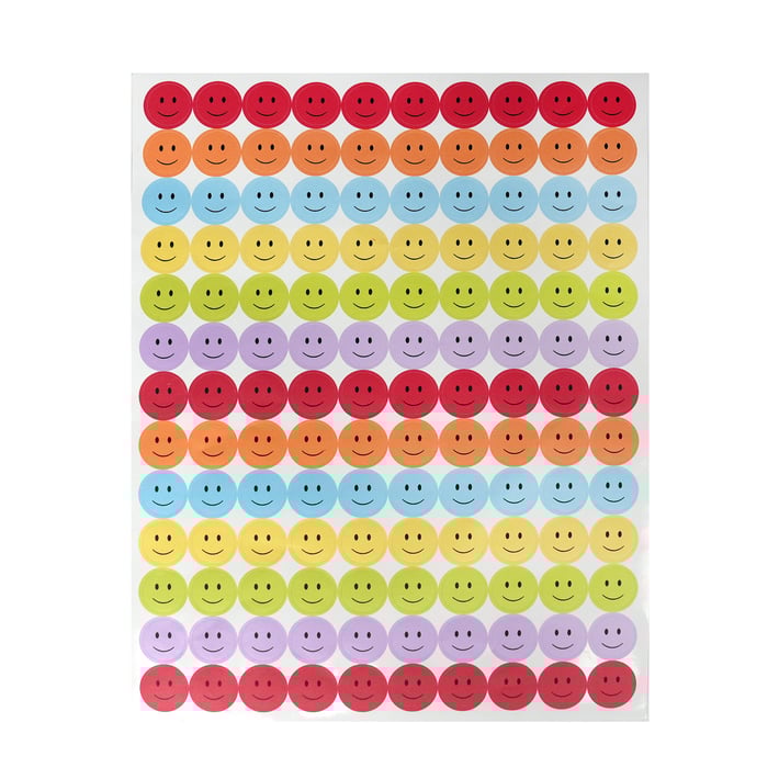 Office 1 Самозалепващи се стикери Усмивки, 650 броя