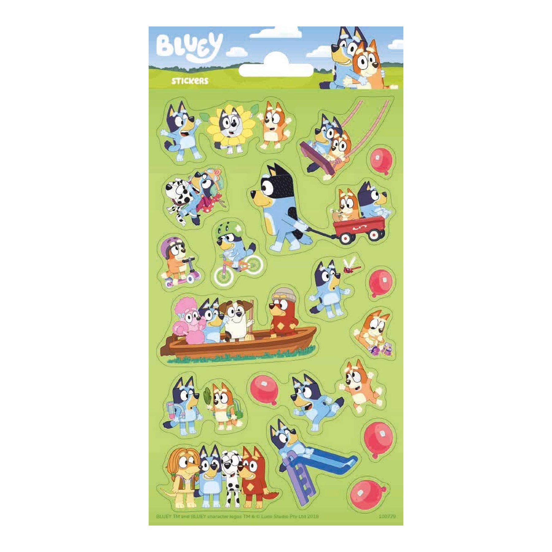 Moxy Stickers Blue