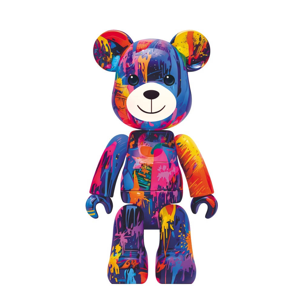 Junior 3D Stickers, bear, assorted
