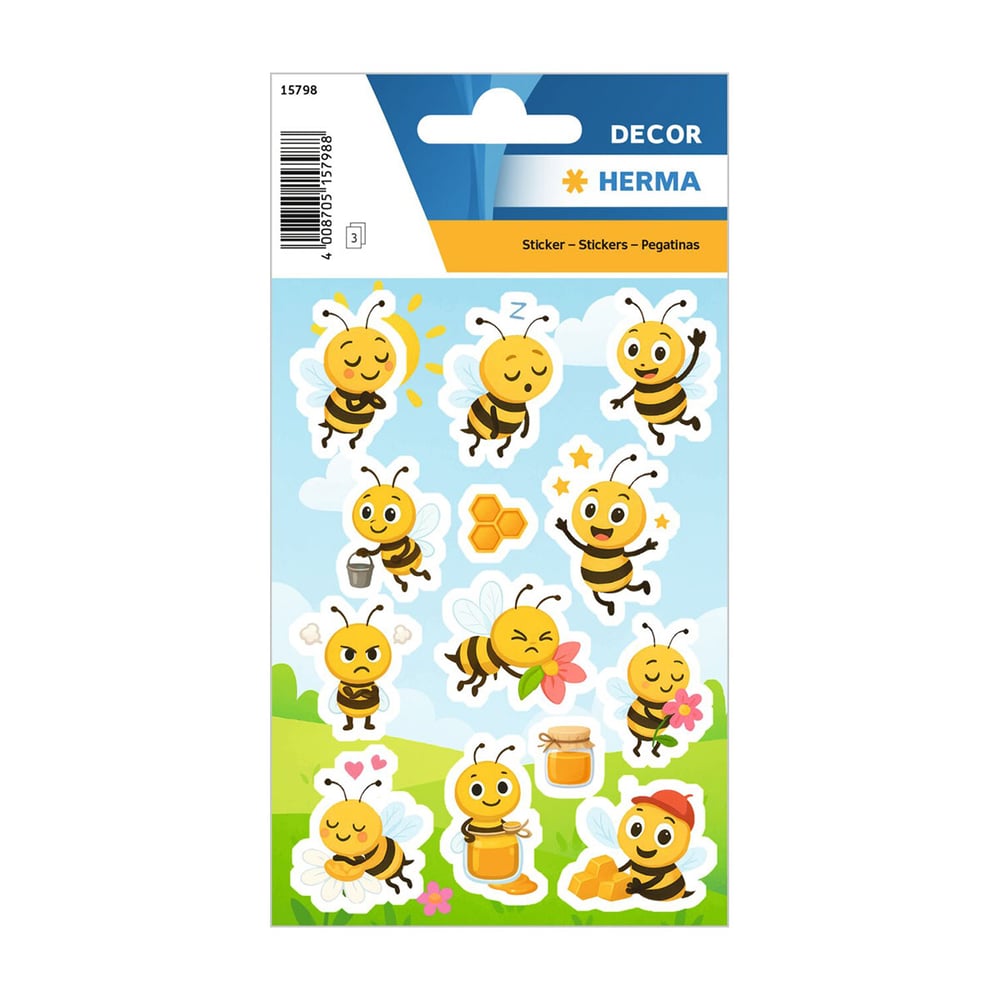 Herma Stickers Bees, 39 pcs