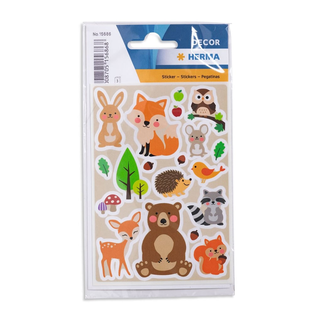 Herma Stickers Forest friends, 54 pcs