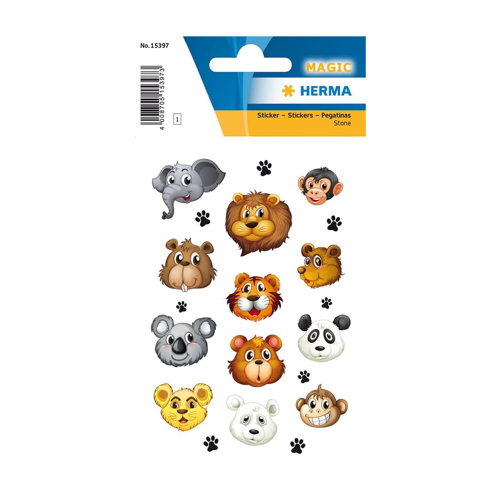 Herma Stickers Animals, 20 pcs