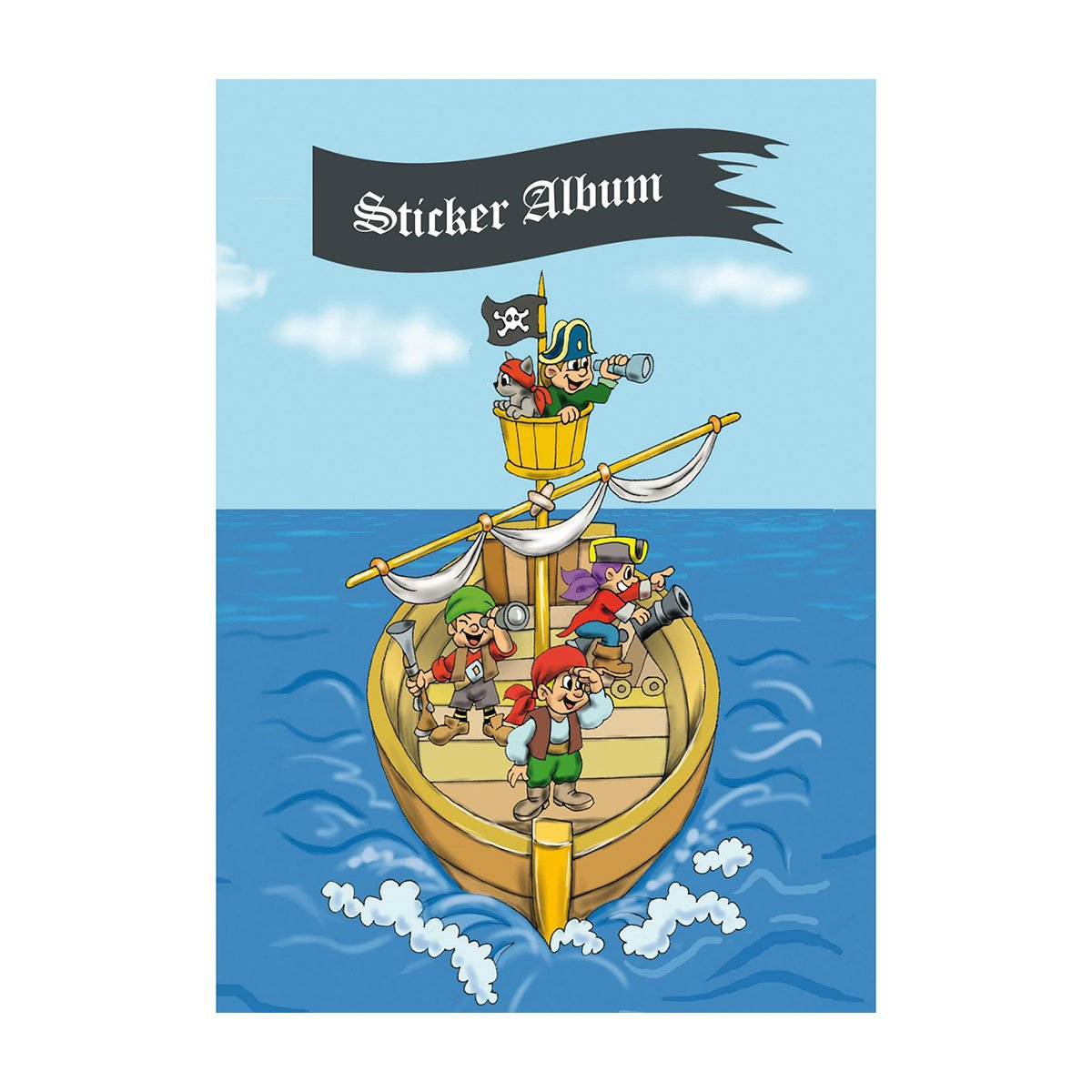 Herma Sticker album Pirate adventure, 16 pages