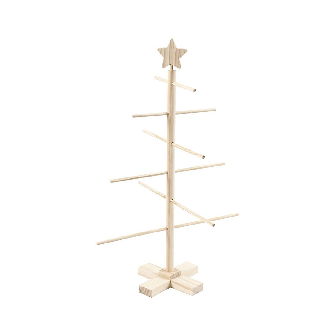 Creativ Company Wooden Christmas Tree, 60 x 40.5 cm