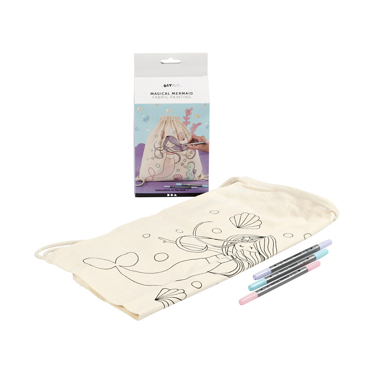 Creativ Company Decorating backpack set, mermaid