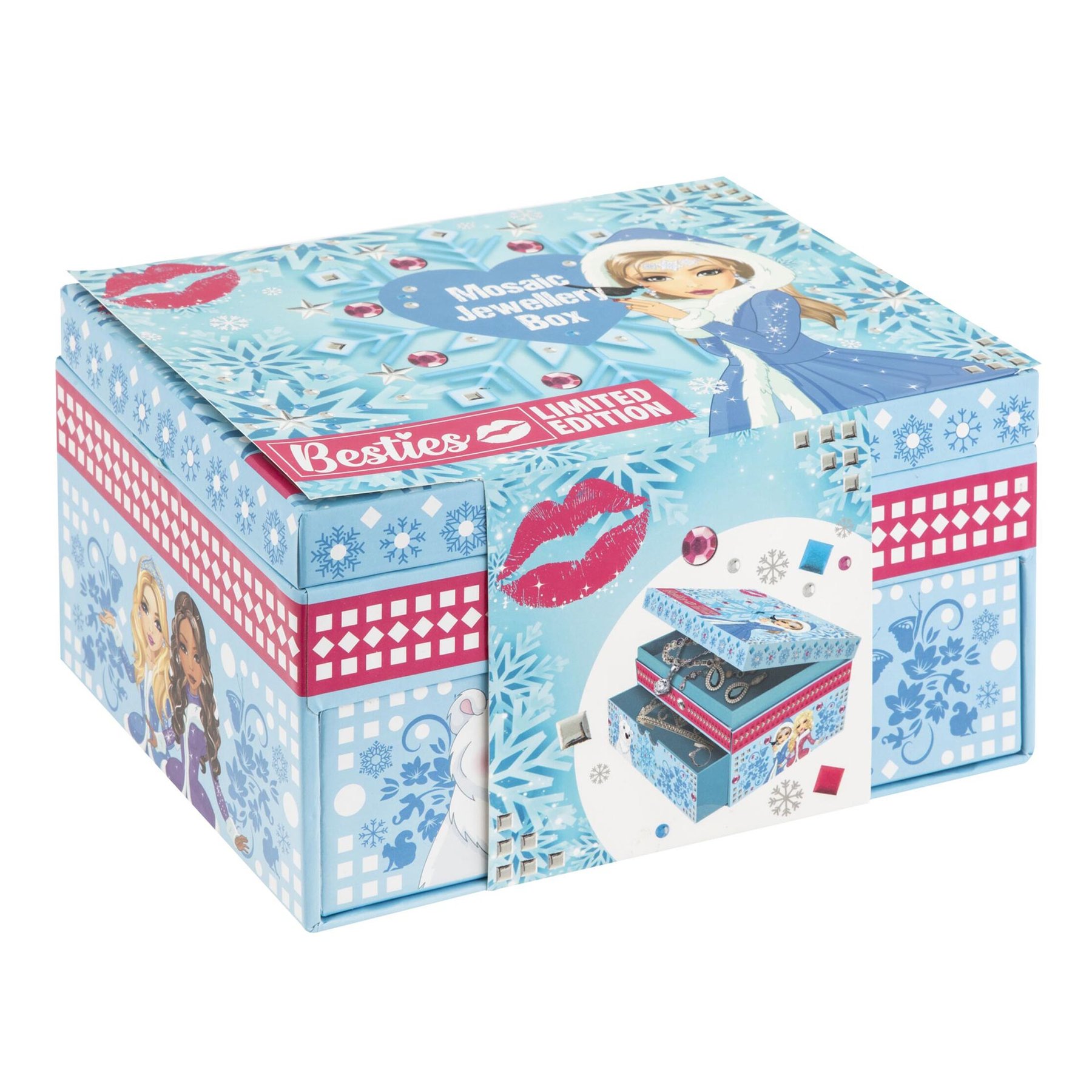 Moxy Jewelry box Besties, with rhinestones and stickers for decoration