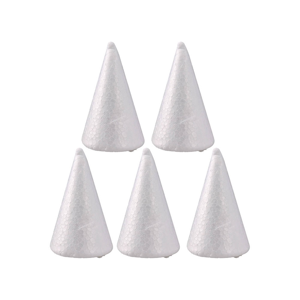 JUNIOR CONE STYROFOAM 80 MM 5 PIECES