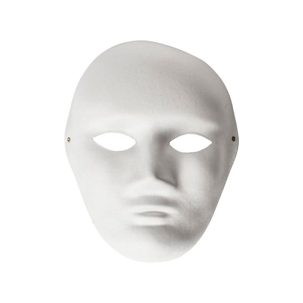 JUNIOR MASK FACE FOR COLOURING AND DECORATION 24/19 CM