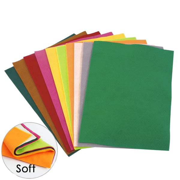 Foska Felt Set, A4, 160 g/m?, 10 pcs