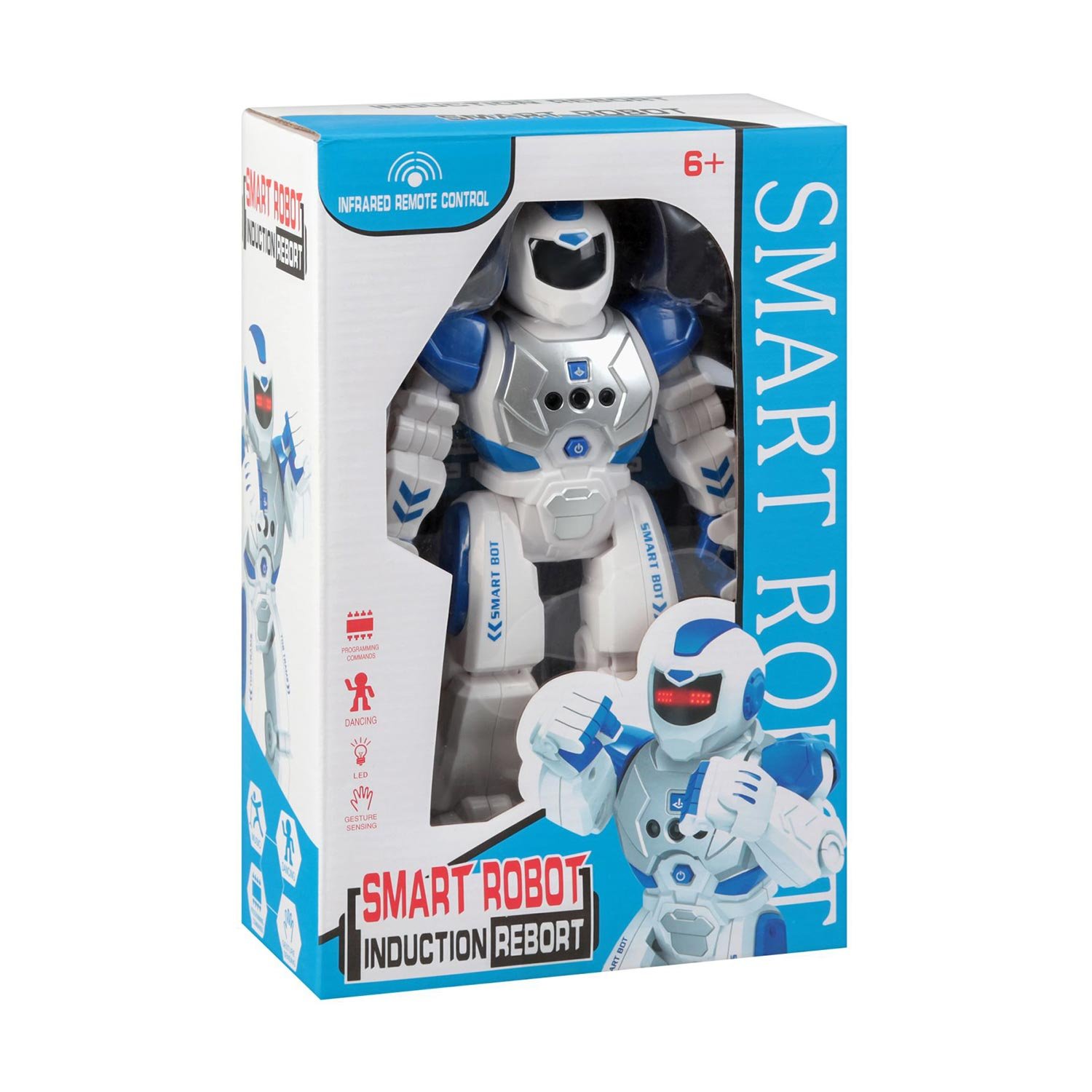 Humanoid Robot, educational, with traffic safety training mat