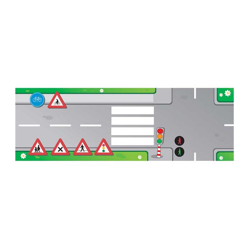 Nowa Szkola Rug Crossroad, educational, 1 x 3 m