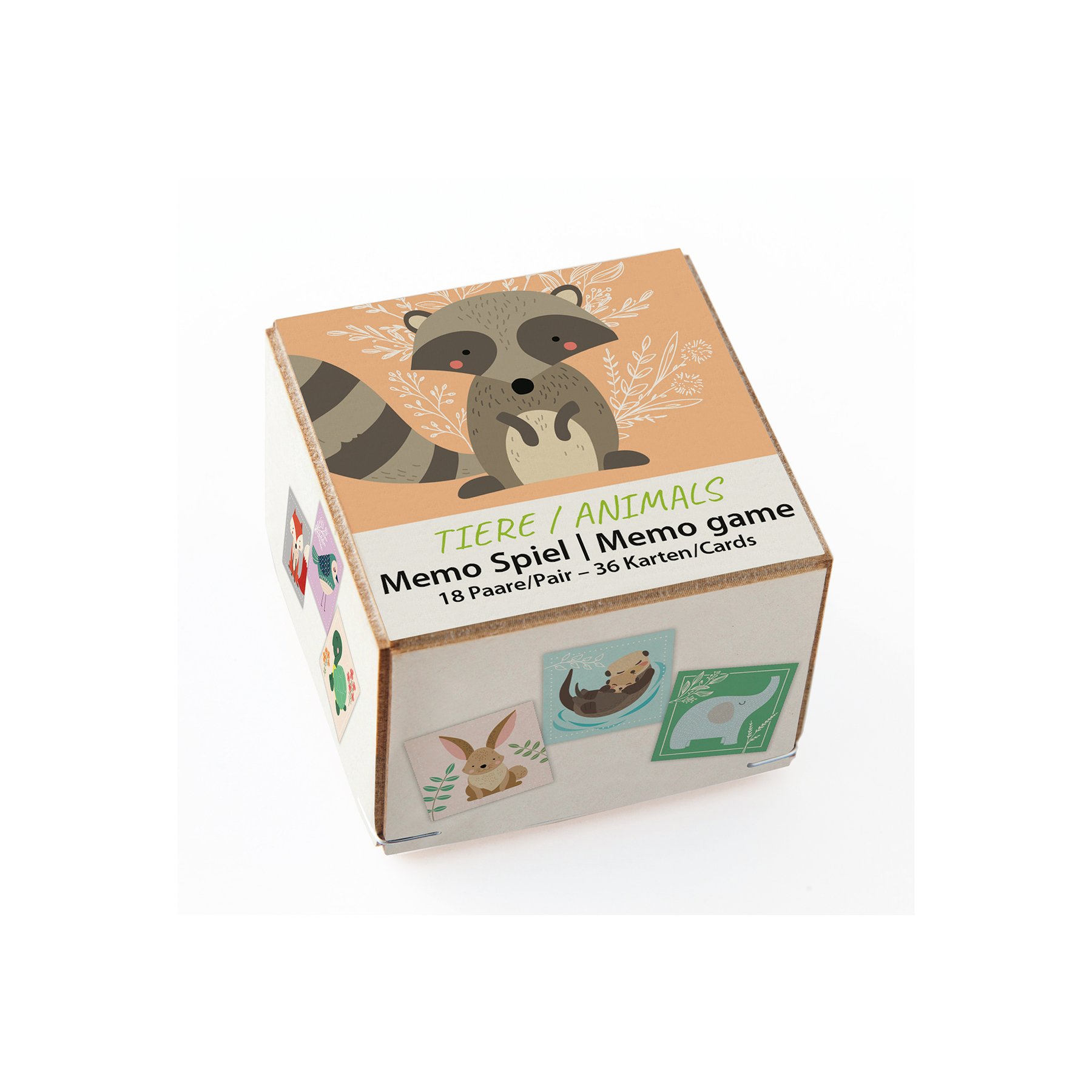 Gespaensterwald Memory game, animals, 36 cards