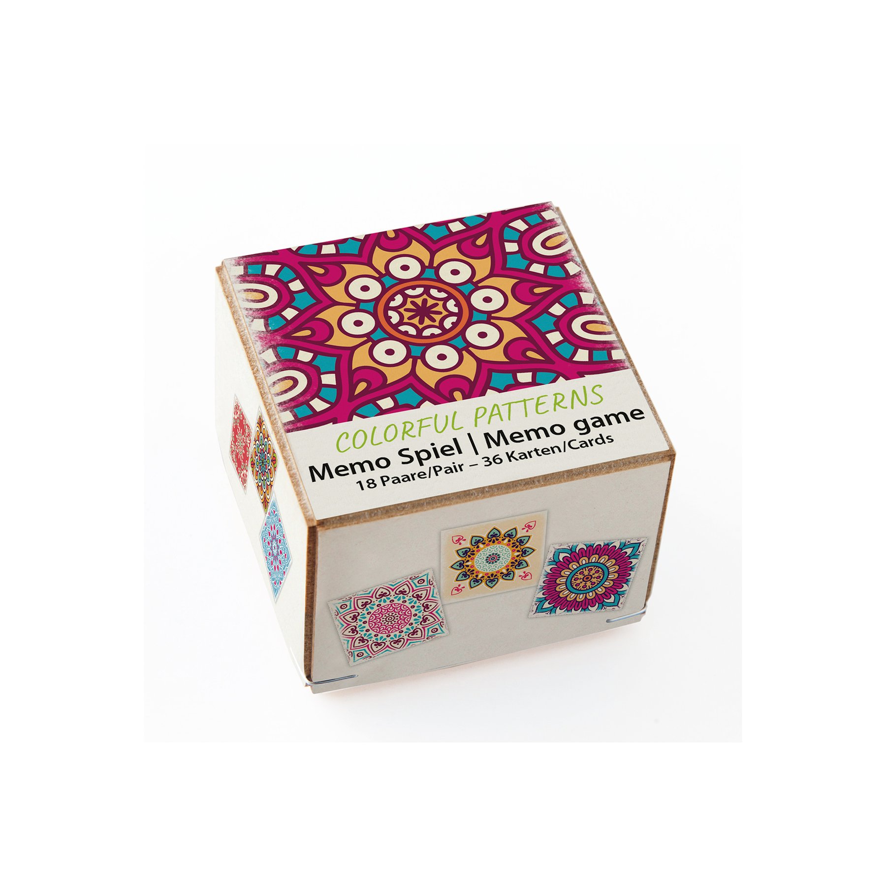 Gespaensterwald Memory Game, colourful patterns, 36 cards