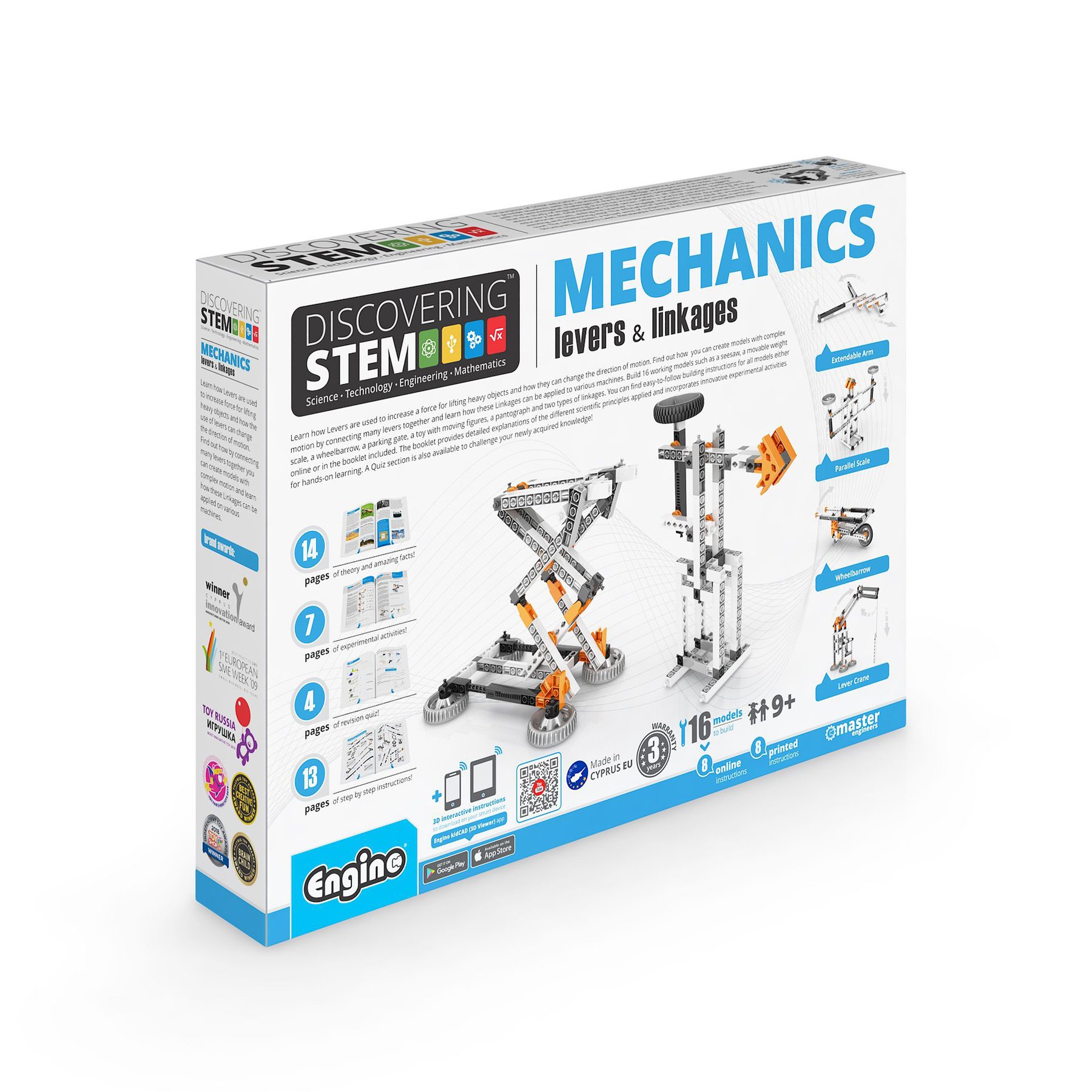 Engino Construction set STEM Mechanics – Levers and links