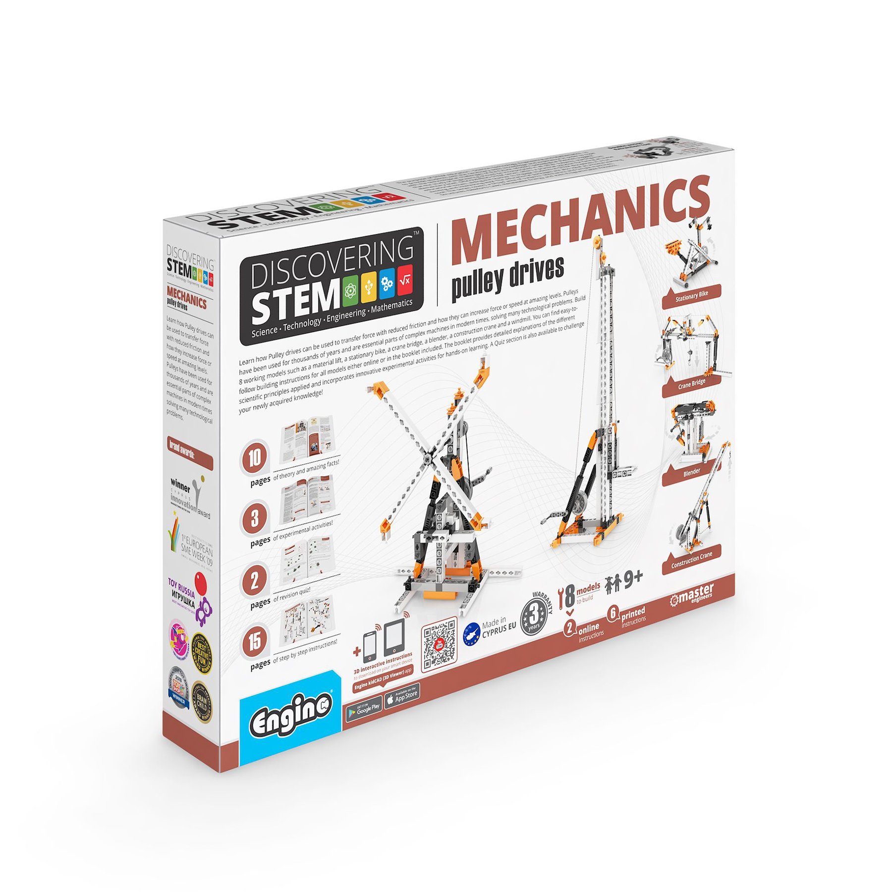 Engino STEM Mechanics construction set - Roller drives