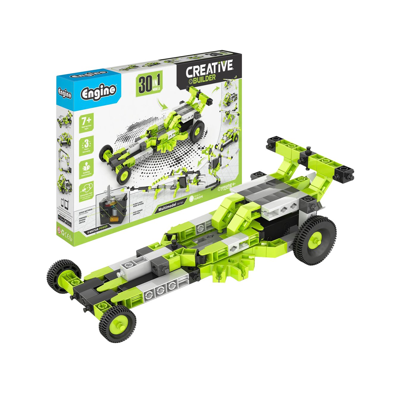 Engino Building set Creative Builder Motorized, 30 in 1