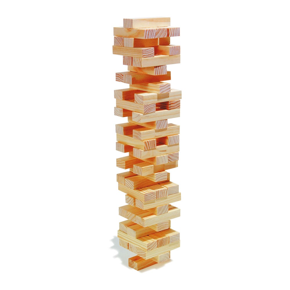 Small Foot Game Jenga, Wooden, 60 pcs