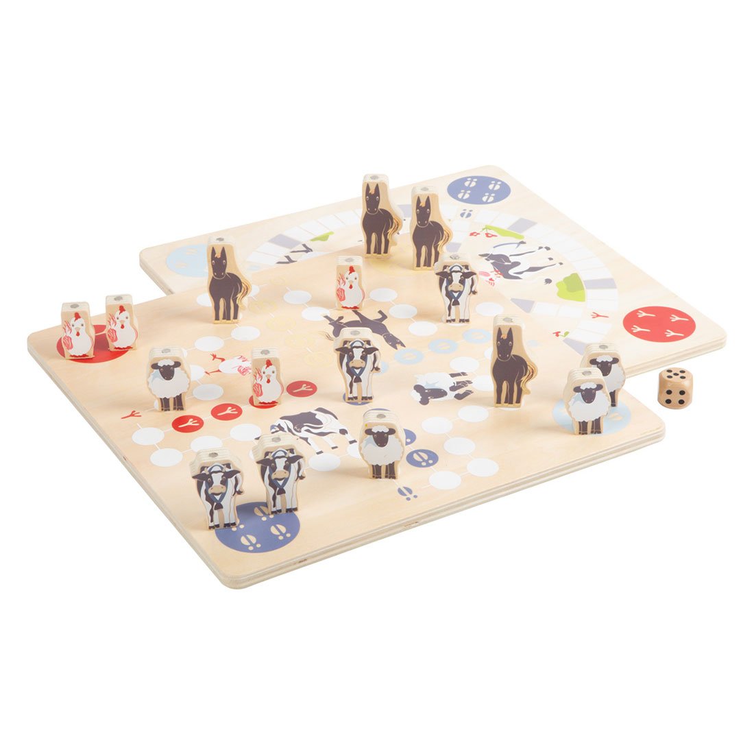 Small Foot Board Game Friends 4-in-1, wooden