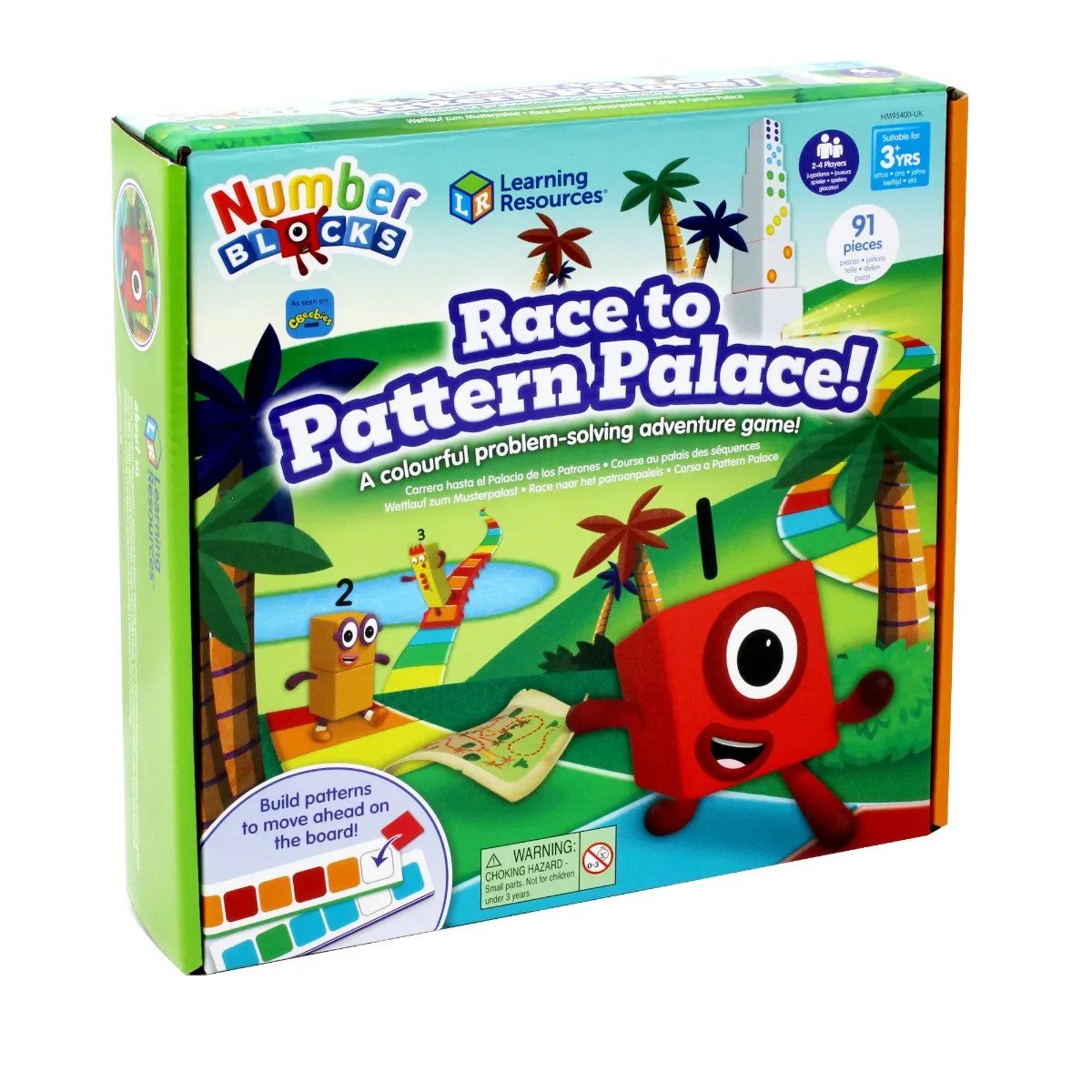 Learning Resources Game Race to Pattern Palace Numberblocks