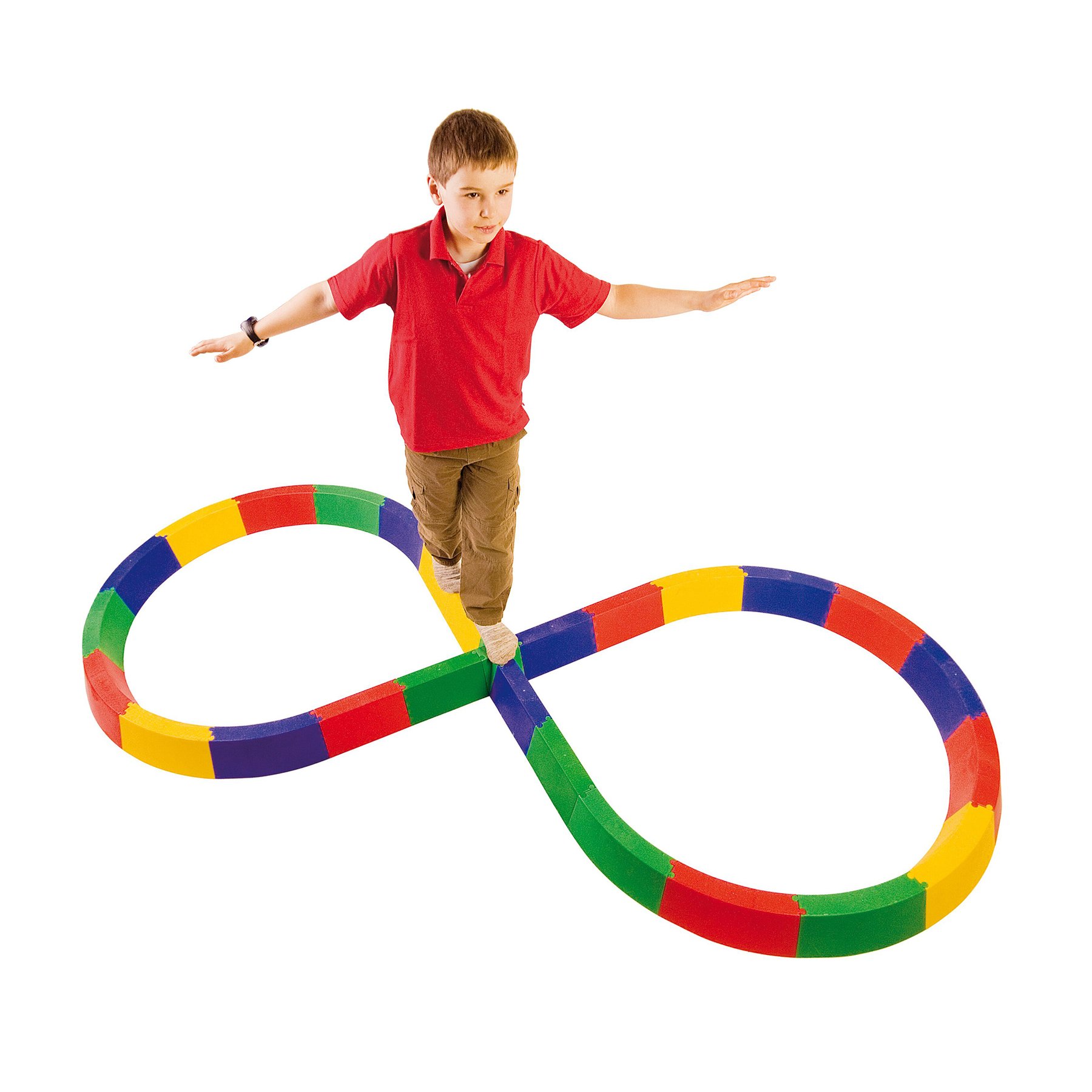 Nowa Szkola Balance path, rainbow, 31 x 12 x 6 cm