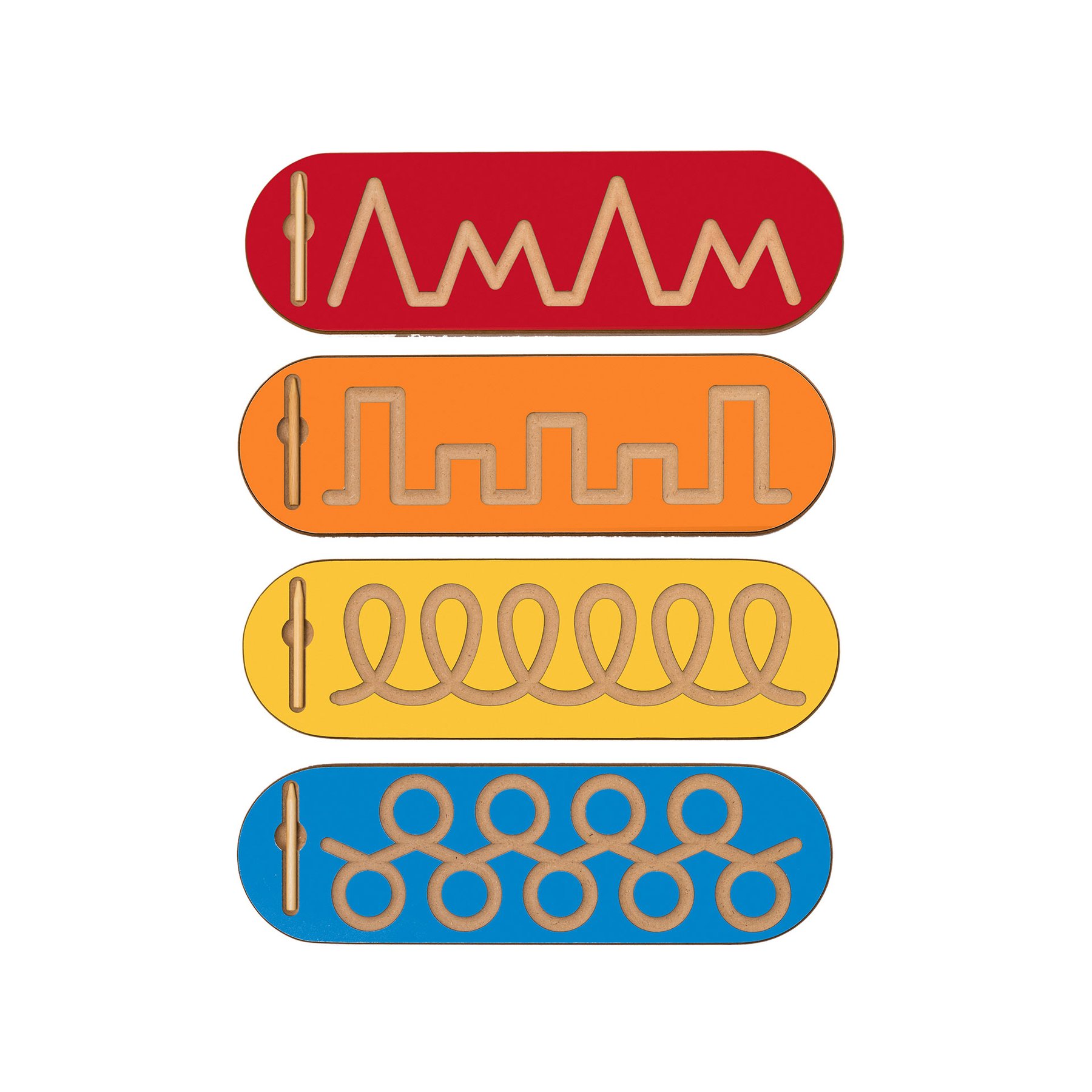 Nowa Szkola Manipulative boards set, 4 pcs