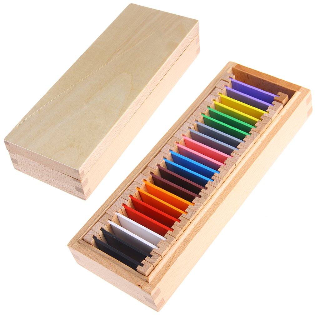 Montessori Coloured Tiles Set, 22 pcs