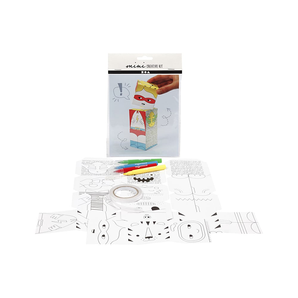 Creativ Company Stacking cubes Monsters & Robots