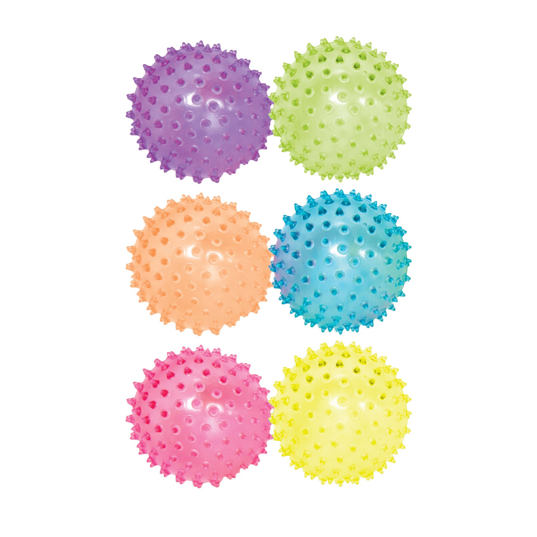 Nowa Szkola Spiky balls set, 15 cm, 6 pcs