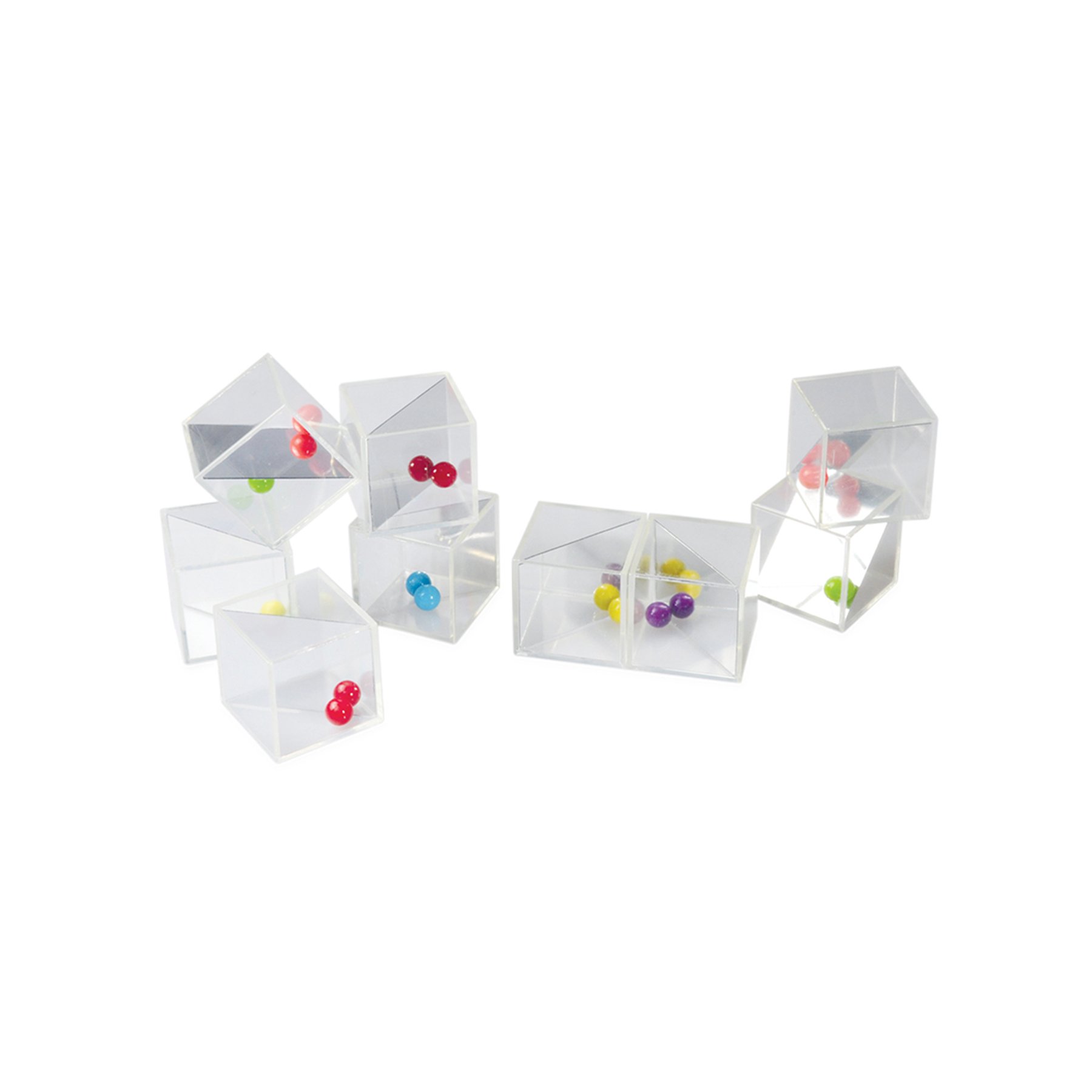 Nowa Szkola Cubes, sound, transparent, 18 pcs