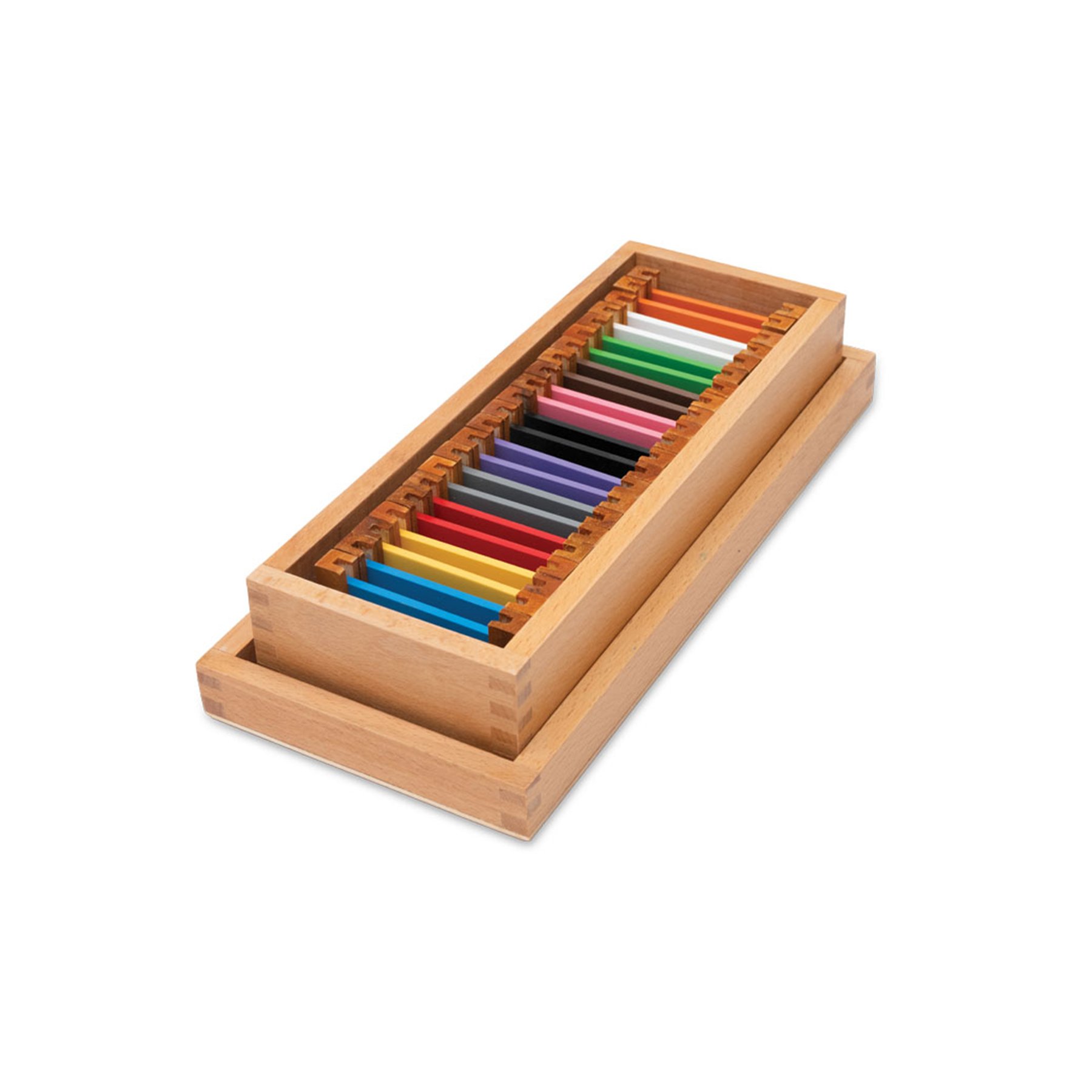 Nowa Szkola Montessori materials box, No.2, colored
