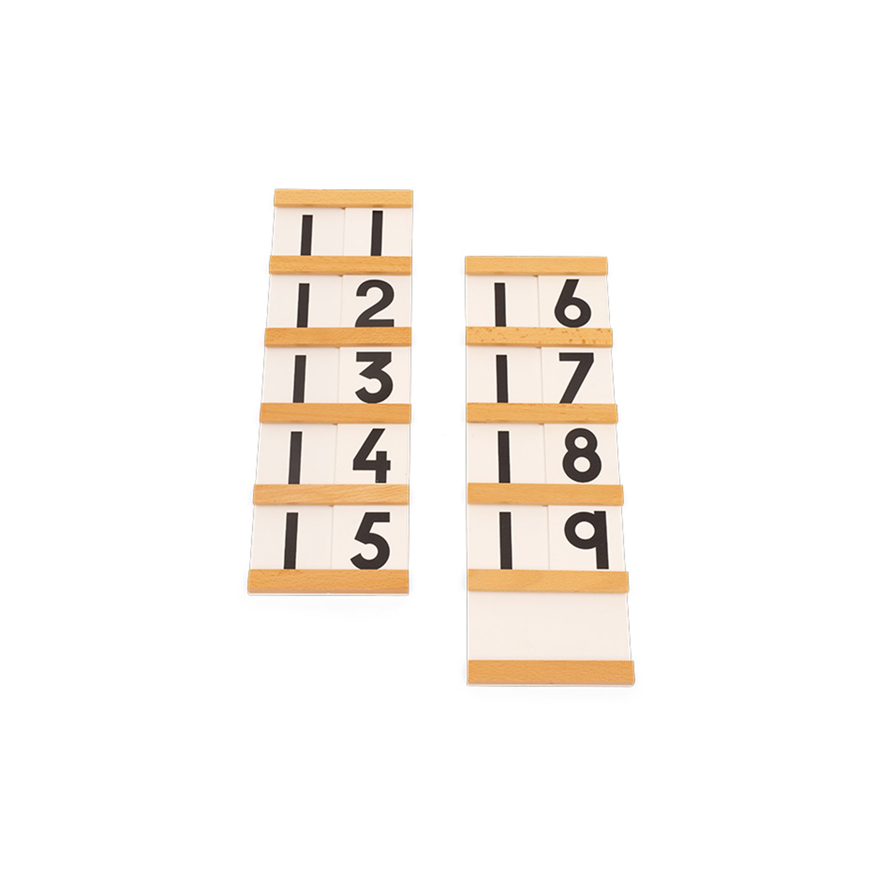 Nowa Szkola Montessori Boards, for counting, 9 pcs