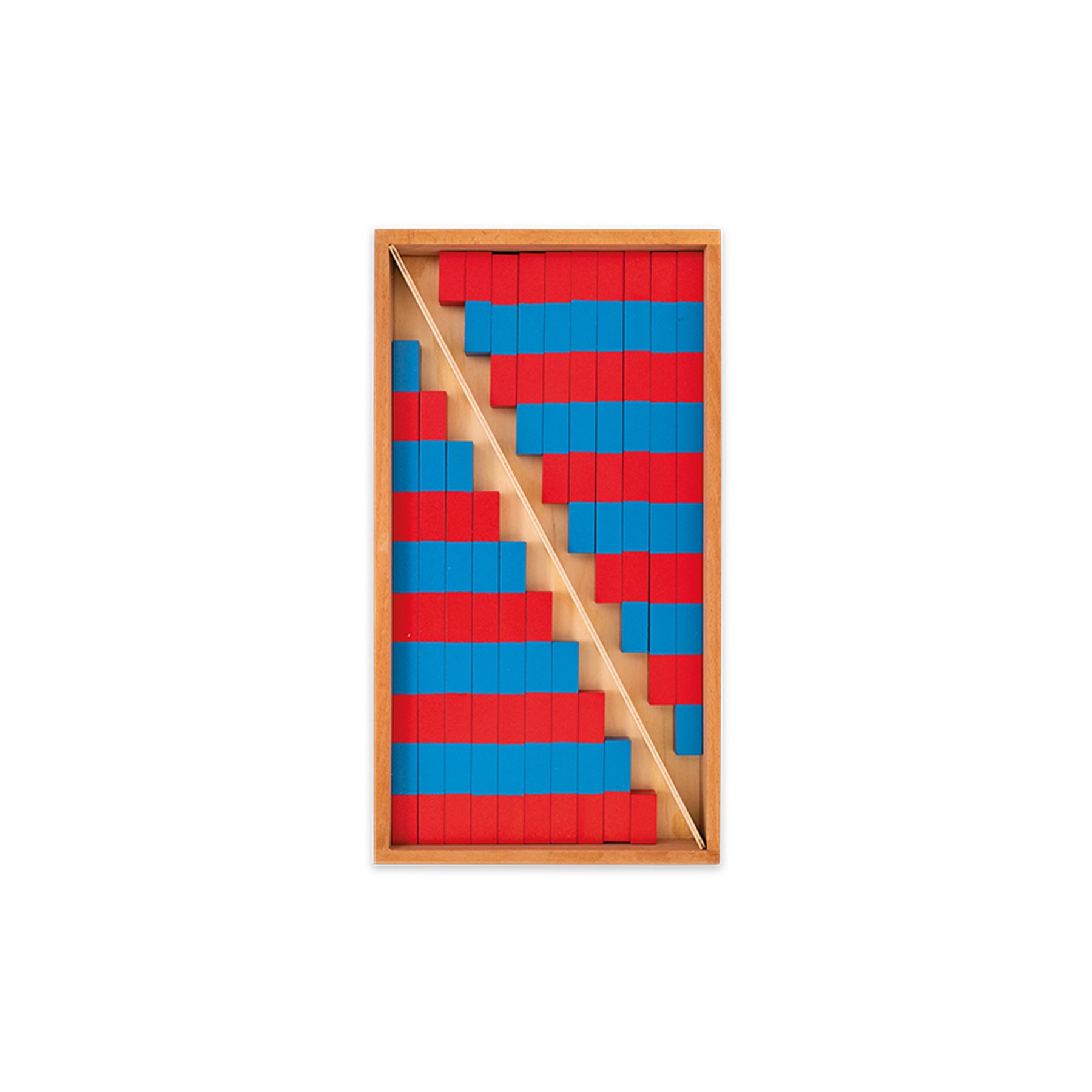 Nowa Szkola Montessori counting rods, in box