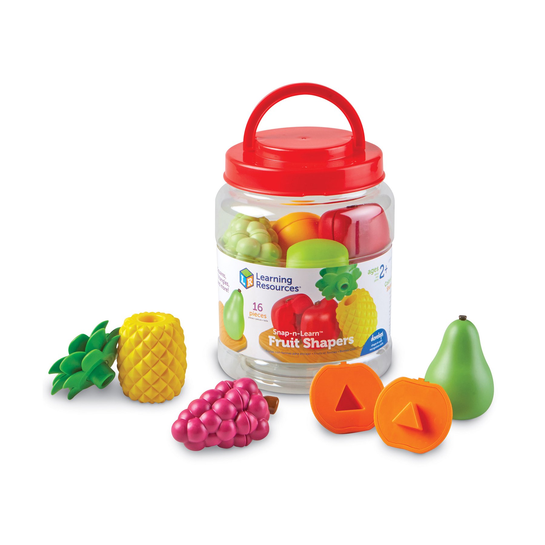 Learning Resources Fruits for Assembly, 8 parts