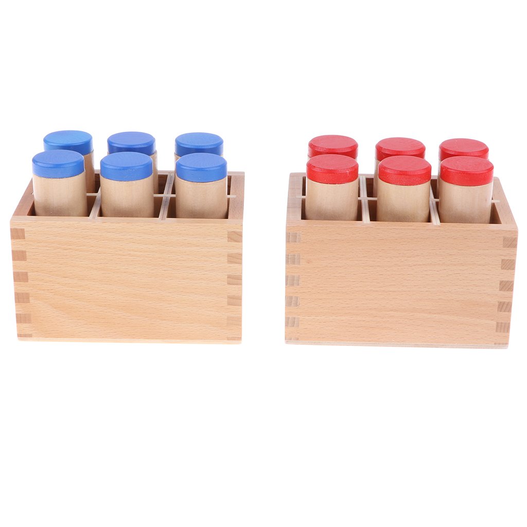 Montessori cylinders, sound