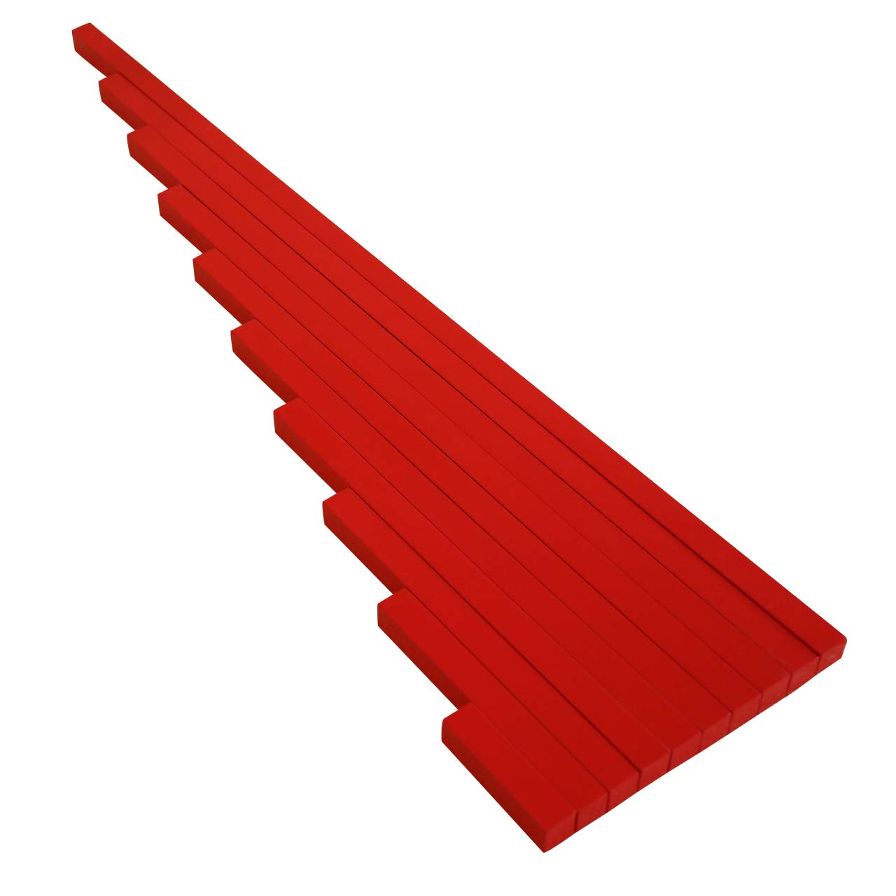 Montessori Rods, red