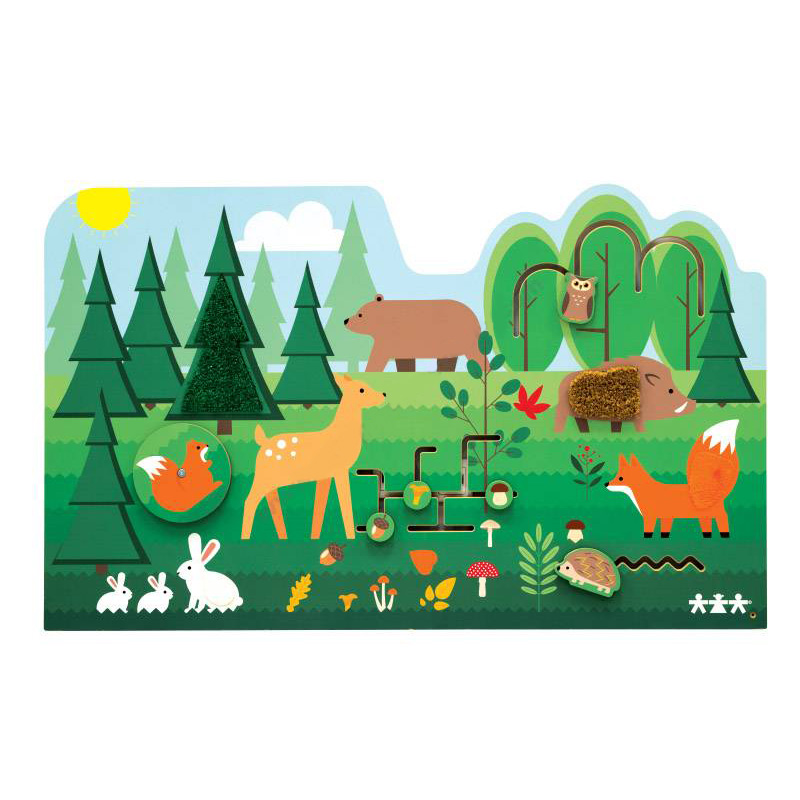 Nowa Szkola Manipulative board, forest, 130 x 79 cm