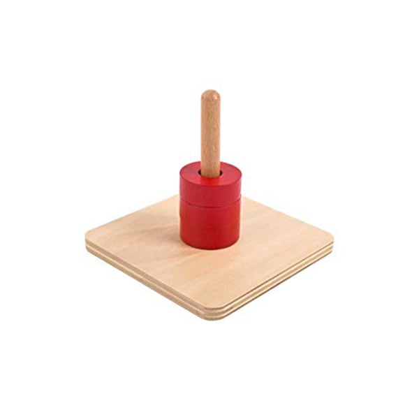 Threading axis, vertical, wooden