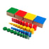 SET MONTESSORI CYLINDERS COLORFUL WOODEN