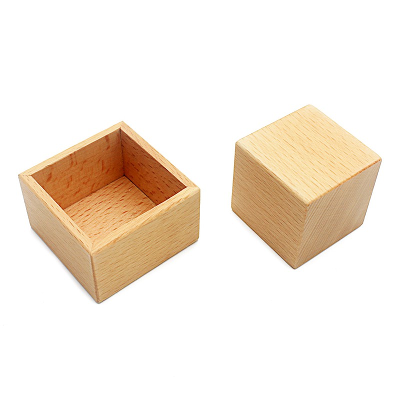 Nesting cube, wooden