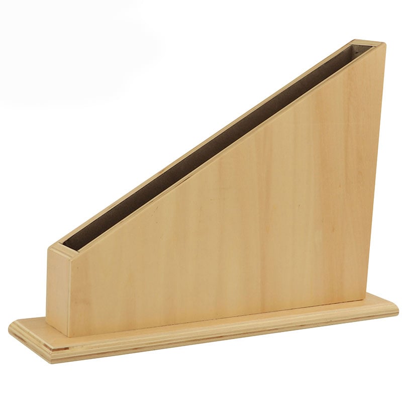Stand for number rods, wooden, 44.5 x 11.5 x 28 cm