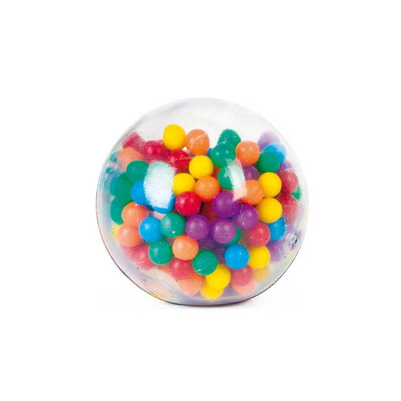 Nowa Szkola Ball, soft, transparent, 9 cm