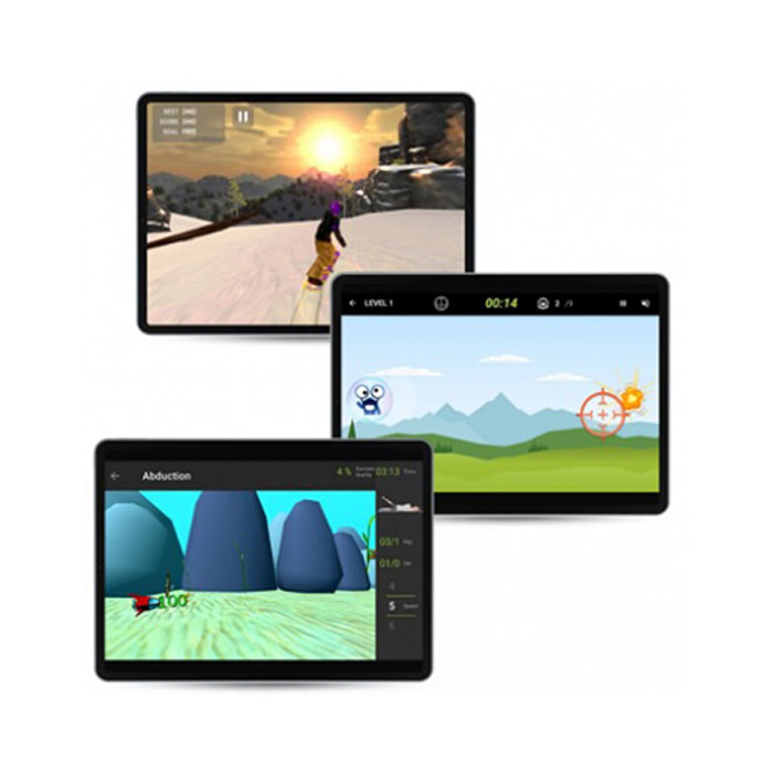 Biofeedback system for fine motor skills with computer games