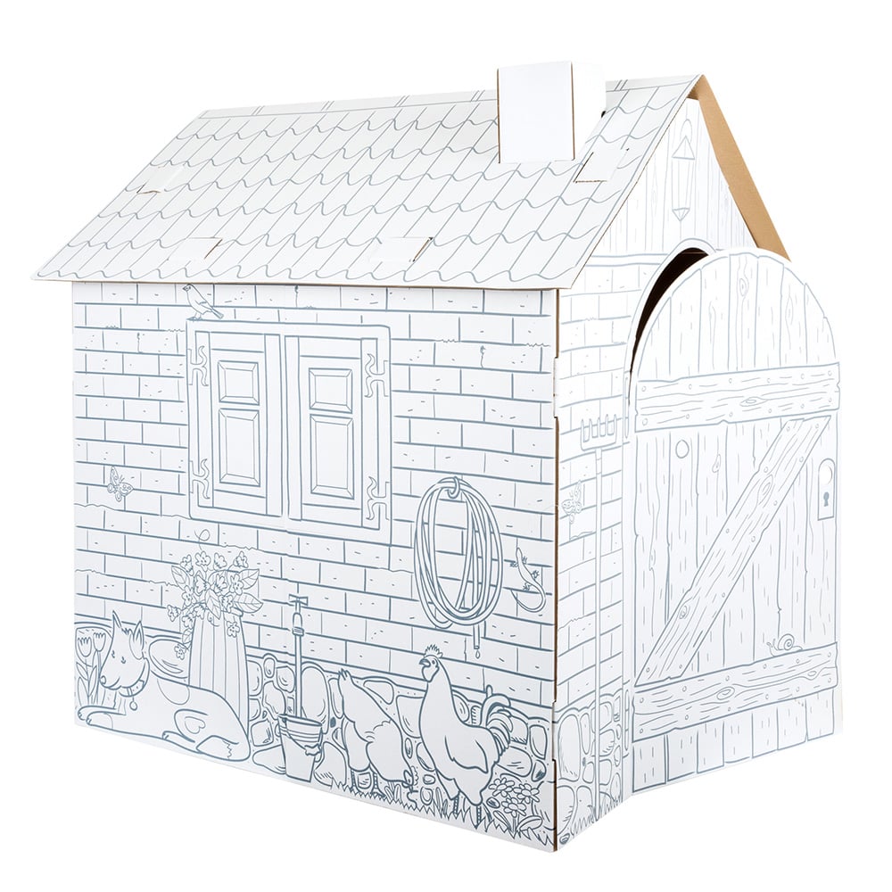 Small Foot Playhouse, cardboard, 87 ? 71 ? 88 cm